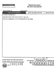 Recibo para pago de pre calificacion
